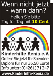 Mistb�cke und Mistbienen unterst�tzen Kinder in Afrika - Jetzt Spender-Diplom ordern! Tel. 04261-71247